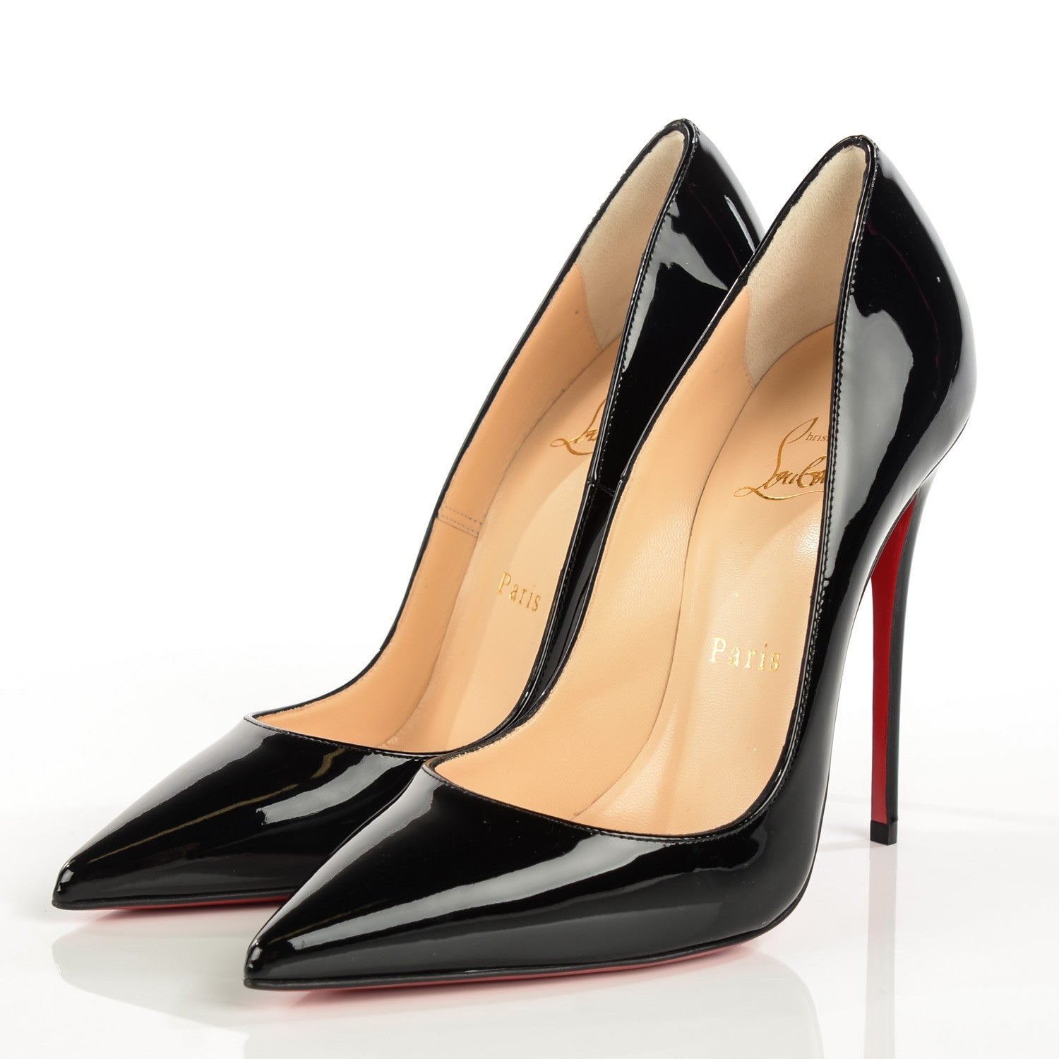 Christian Louboutin Patent So Kate 120 Pumps 37 Black 3 of 7