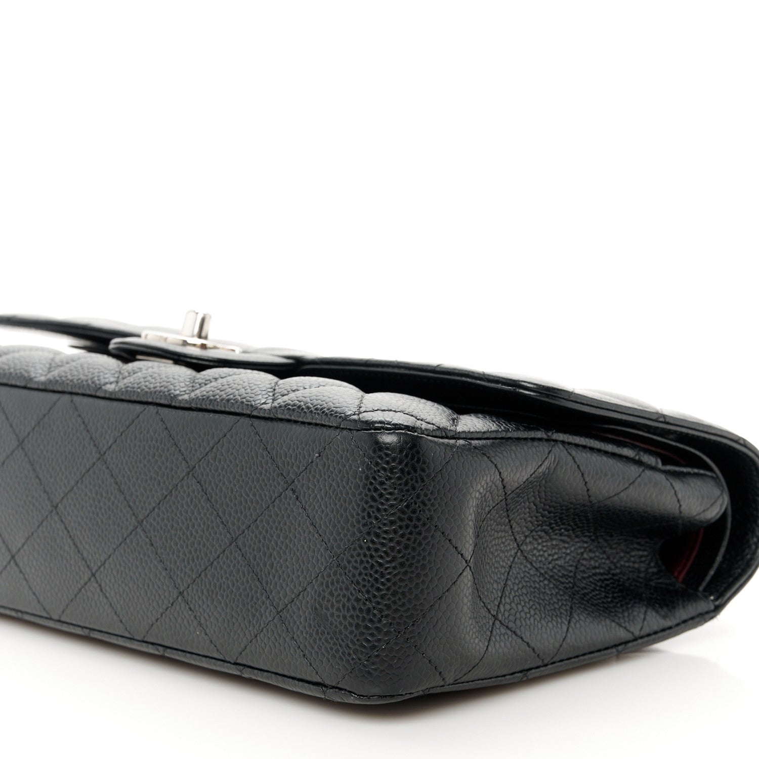 Chanel Caviar Quilted Medium Double Flap Black 11 of 11