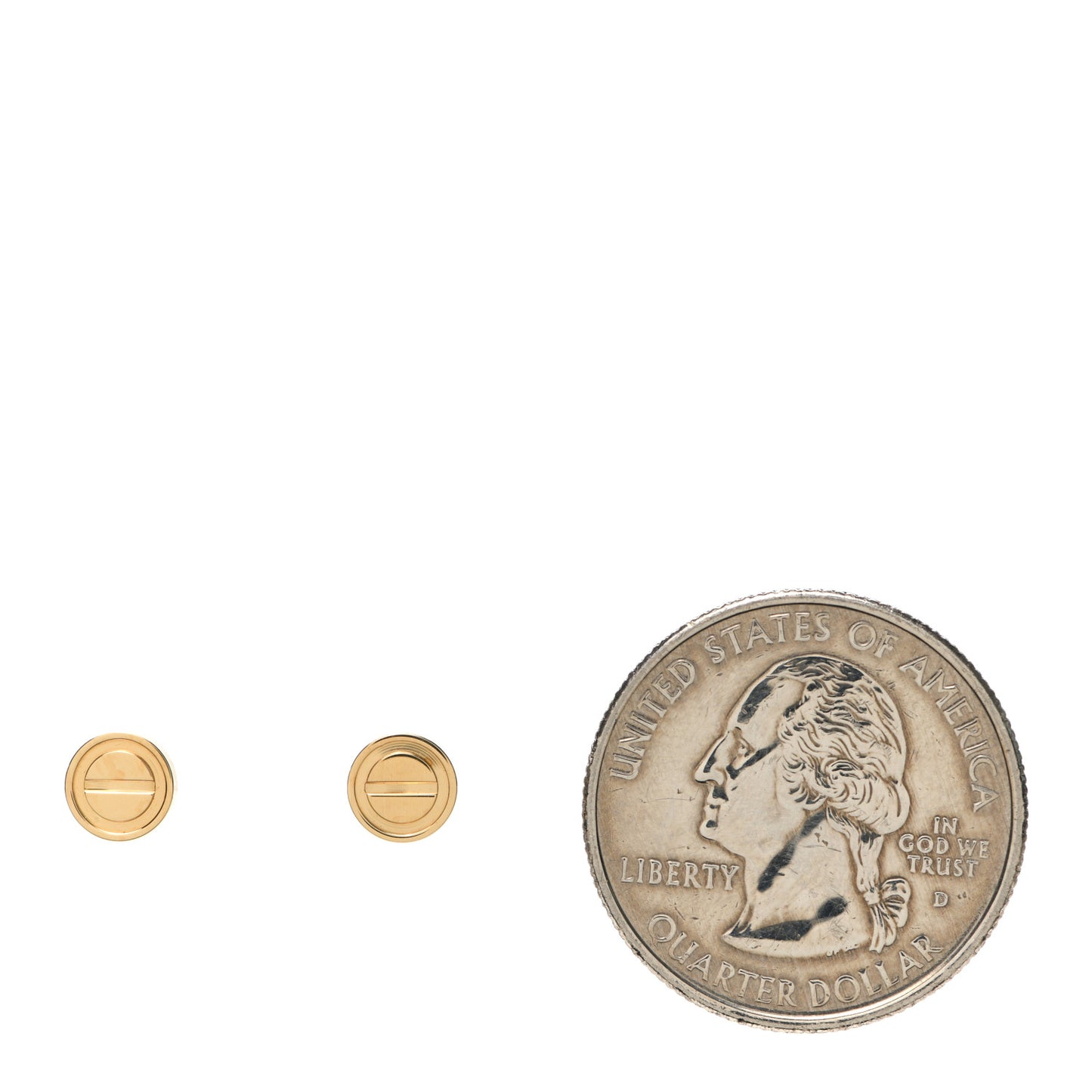 18K Yellow Gold LOVE Earrings