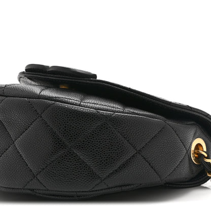 Chanel Caviar Quilted Mini Messenger Flap Black 10 of 10