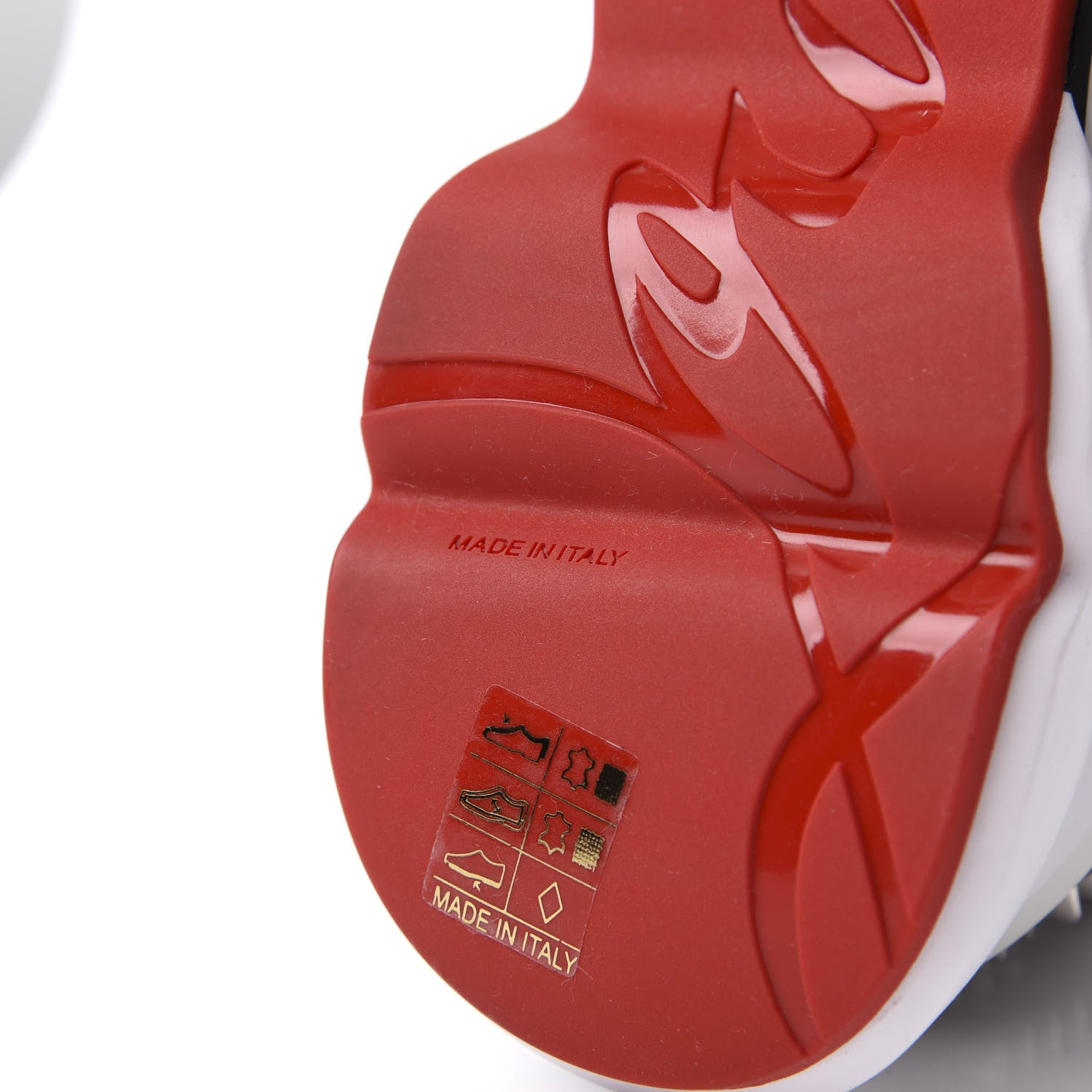 Christian Louboutin Neoprene Spike Sock Donna Flat Sneakers 36.5 Black White 10 of 11