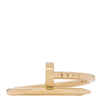 Cartier 18K Yellow Gold Small Juste Un Clou Ring 55 7.25 1 of 5