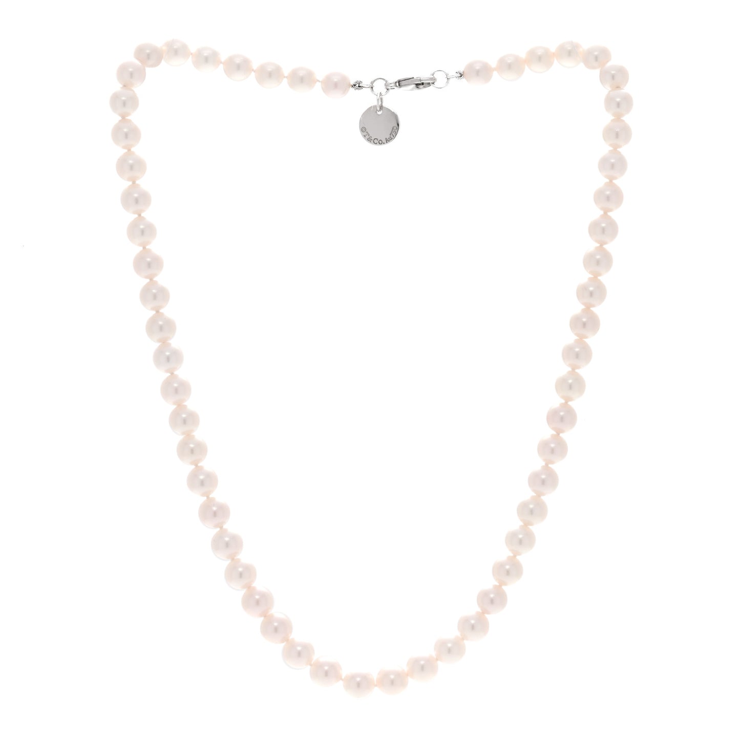 18K White Gold Akoya Pearl 6.5-7mm Essential Necklace