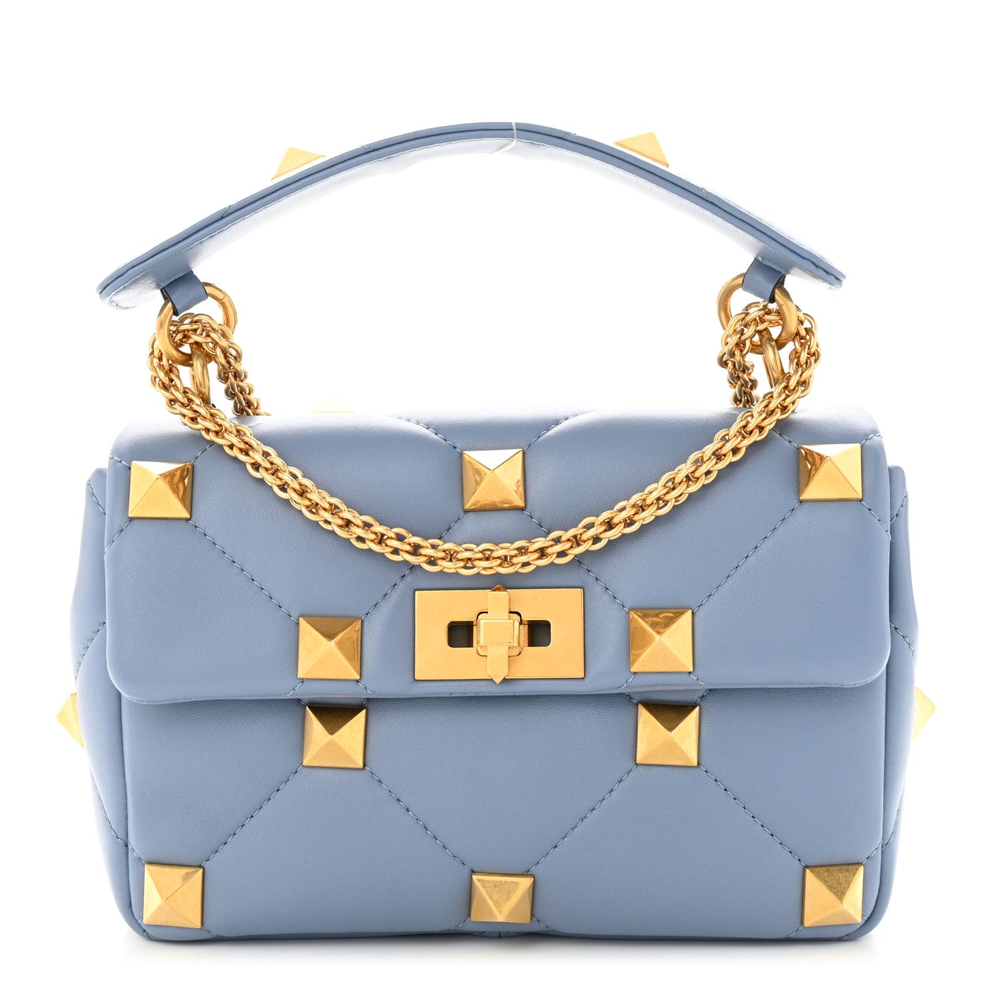 Nappa Medium Roman Stud Shoulder Bag Niagara