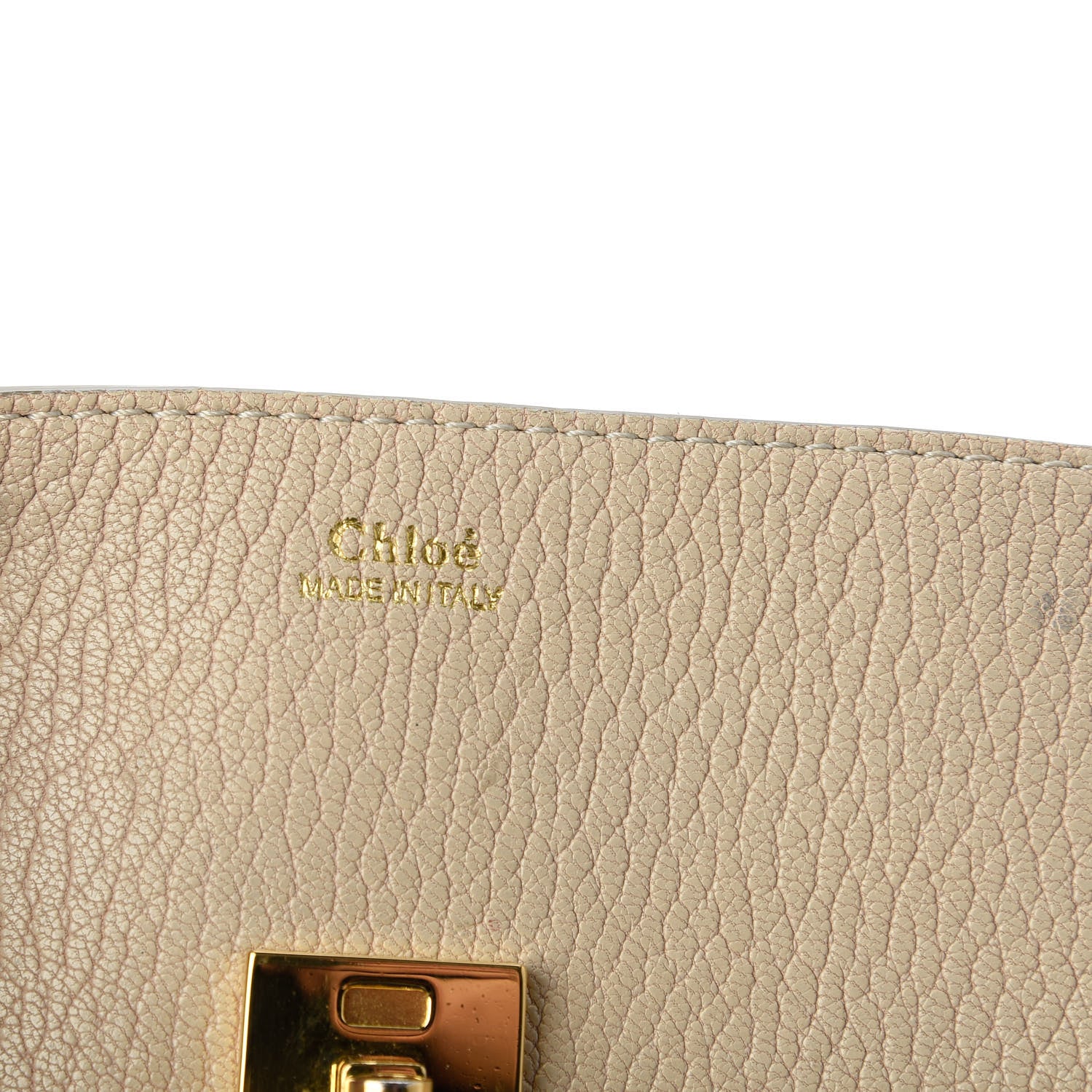 Chloe Grained Lambskin Drew Shoulder Bag Abstract White 7 of 8