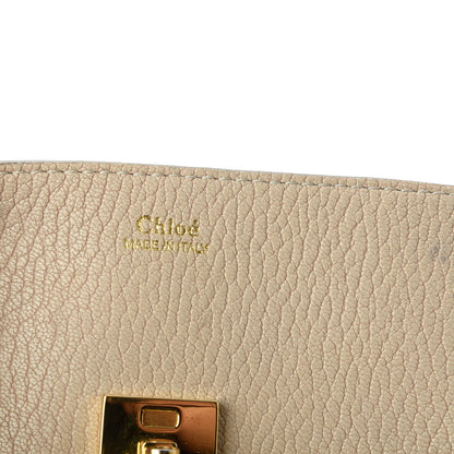 Chloe Grained Lambskin Drew Shoulder Bag Abstract White 7 of 8