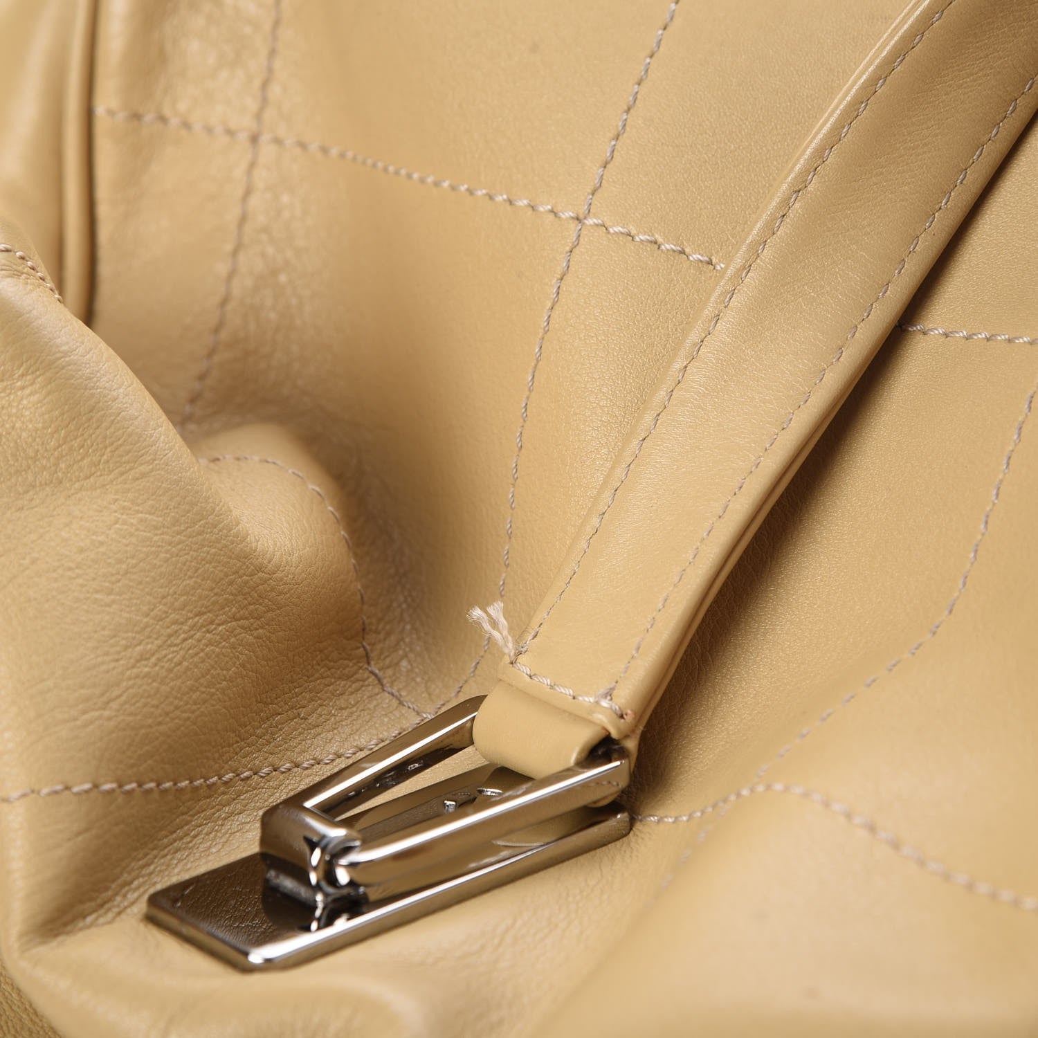 Chanel Calfskin Square Stitched Large Tote Beige 8 of 14