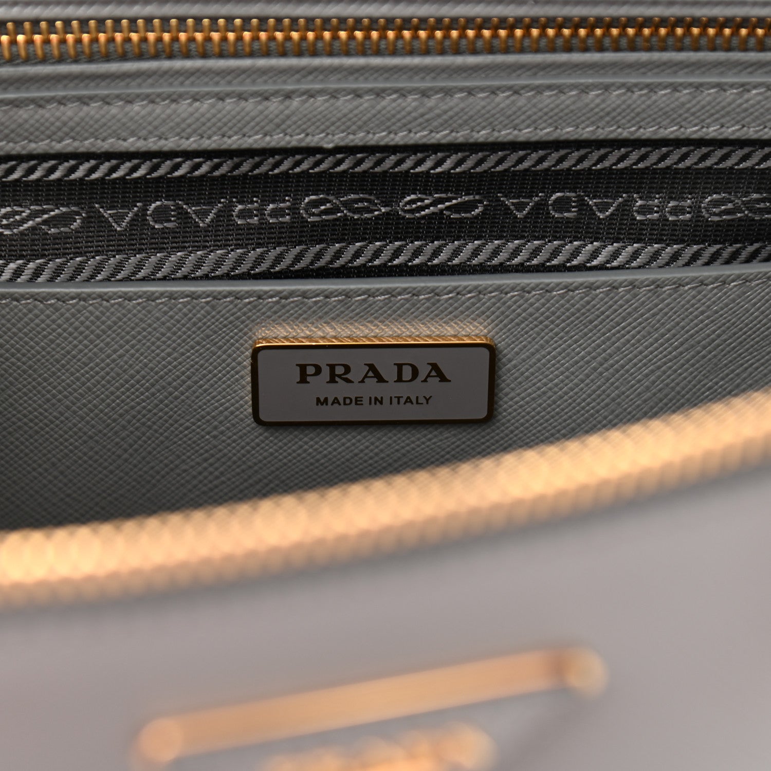 Prada Saffiano Lux Medium Galleria Double Zip Tote Ardesia 6 of 12