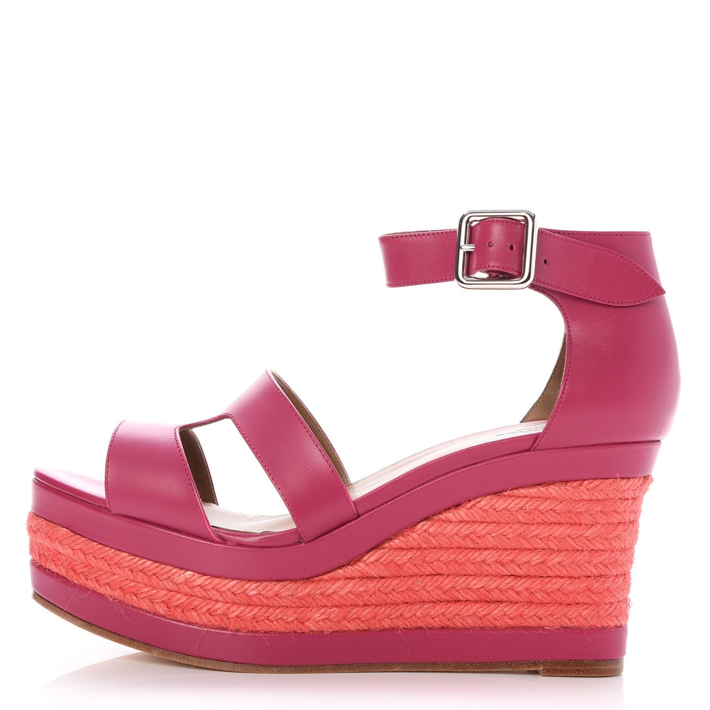 Calfskin Ilana Espadrille Wedge Sandals 38