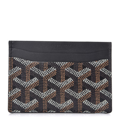 Goyard Goyardine Saint Sulpice Card Holder Black 1 of 7
