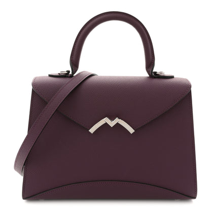 Moynat Carat Calfskin Gabrielle PM Eggplant 1 of 14