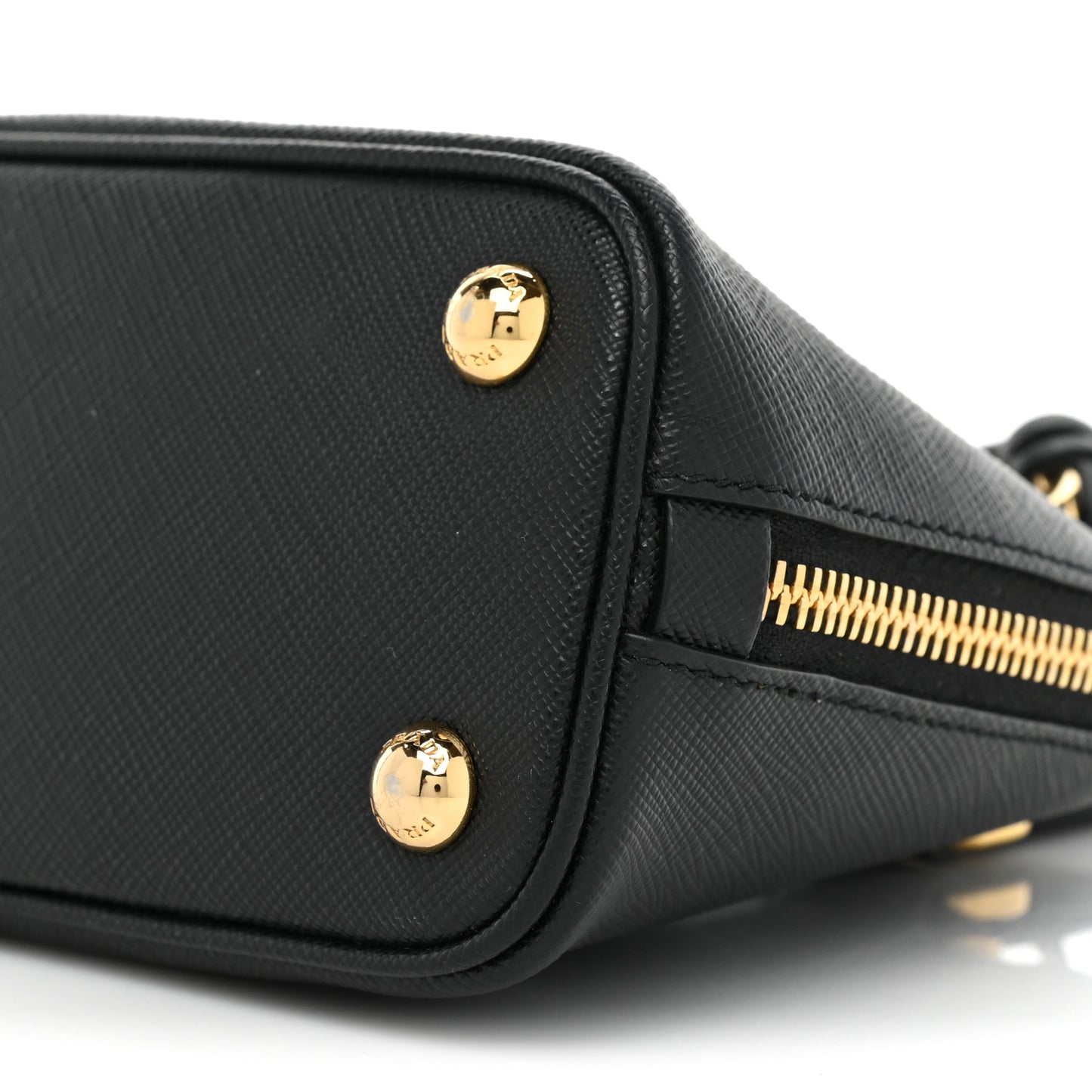 Saffiano Lux Mini Promenade Tote Black