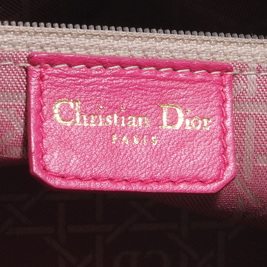 Christian Dior Tweed Cannage Medium Lady Dior Pink 9 of 10