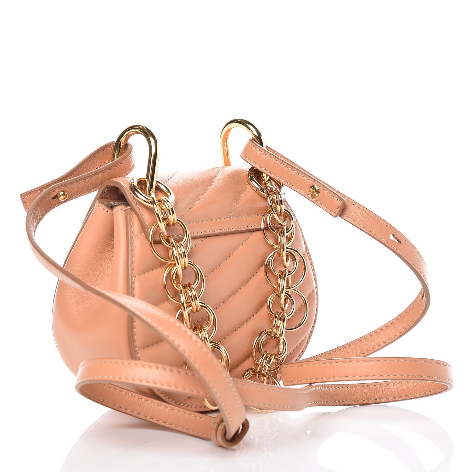 Chloe Calfskin Quilted Mini Drew Bijou Shoulder Bag Blushy Pink 3 of 12