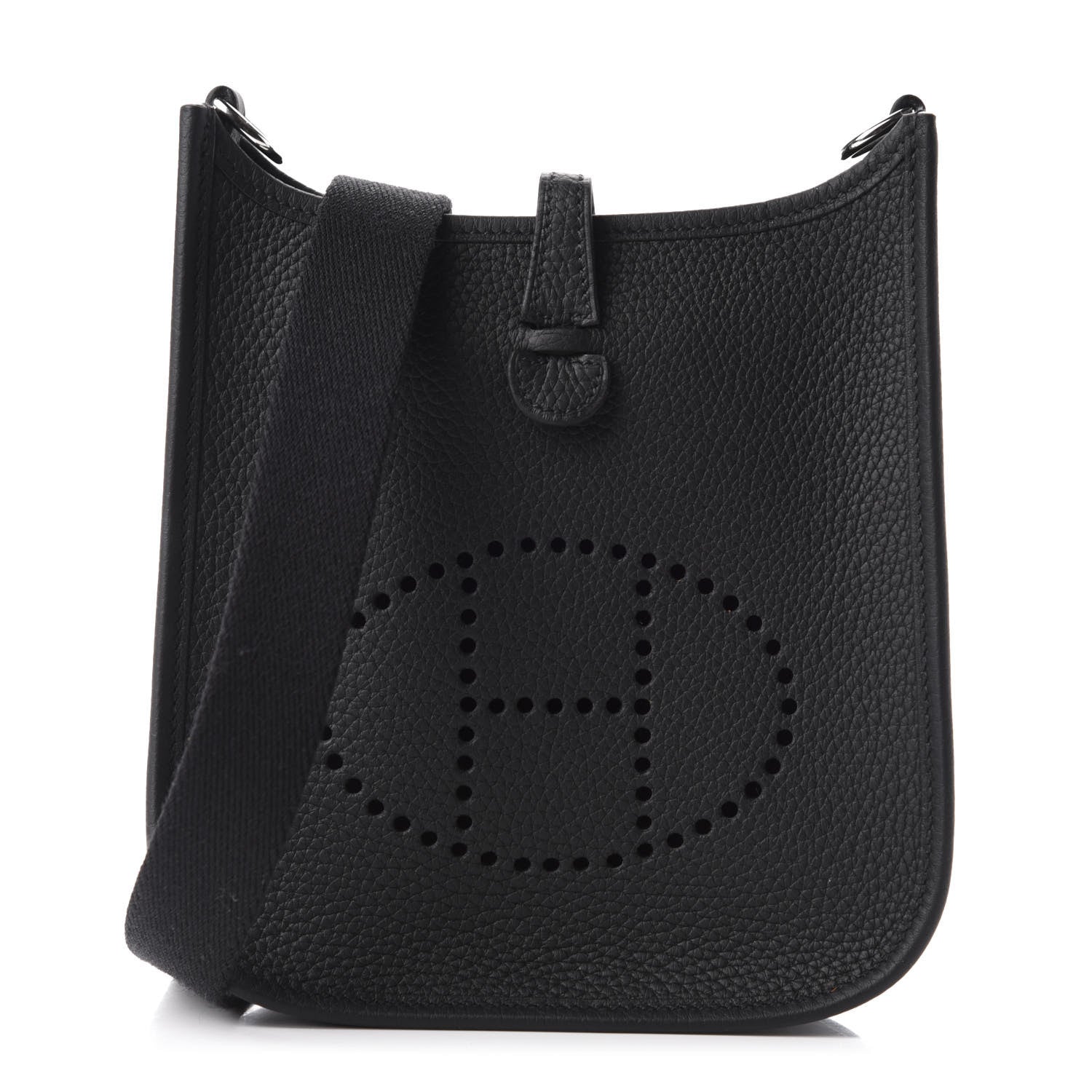 Hermes Taurillon Clemence Evelyne TPM Black 1 of 10