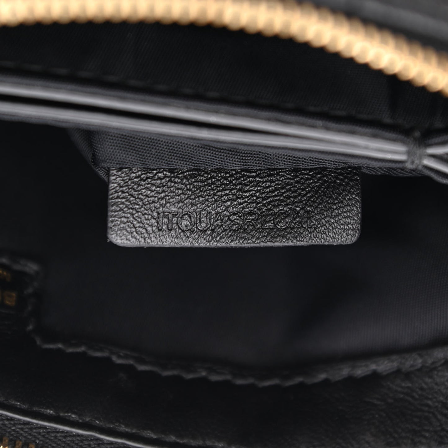 Lambskin Quilted Lola Double Pouch Crossbody Black