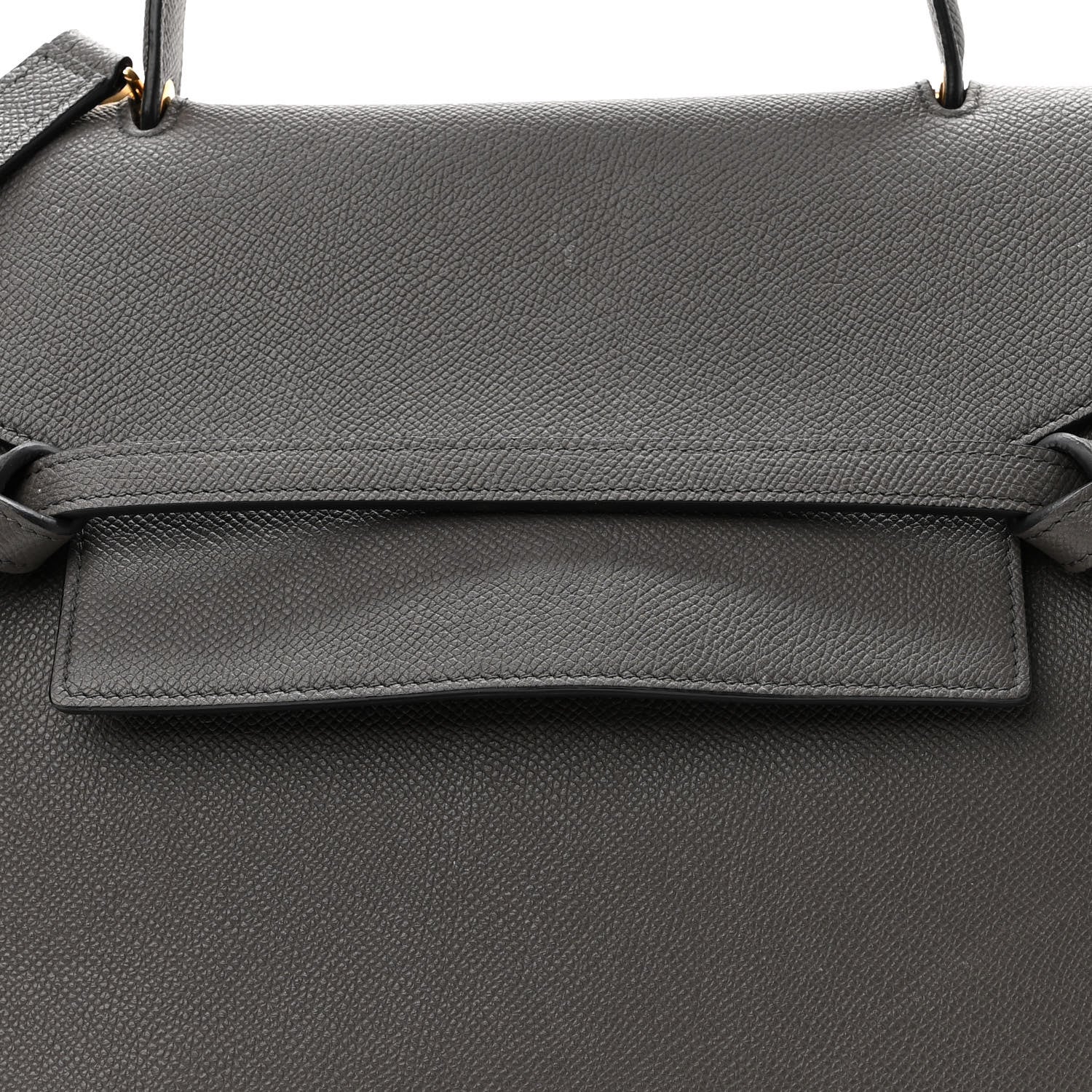 Celine Grained Calfskin Mini Belt Bag Grey 7 of 11