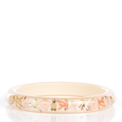 Louis Vuitton Resin Swarovski Medium Inclusion Bracelet PM Nacre 3 of 4