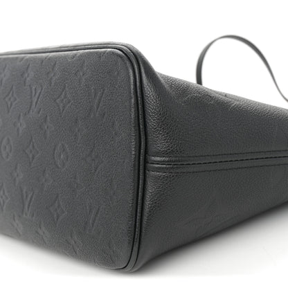 Louis Vuitton Empreinte Monogram Giant Neverfull MM Black 9 of 9