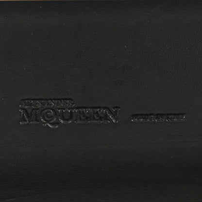 Alexander McQueen Snakeskin Skull Box Clutch Brown 6 of 10