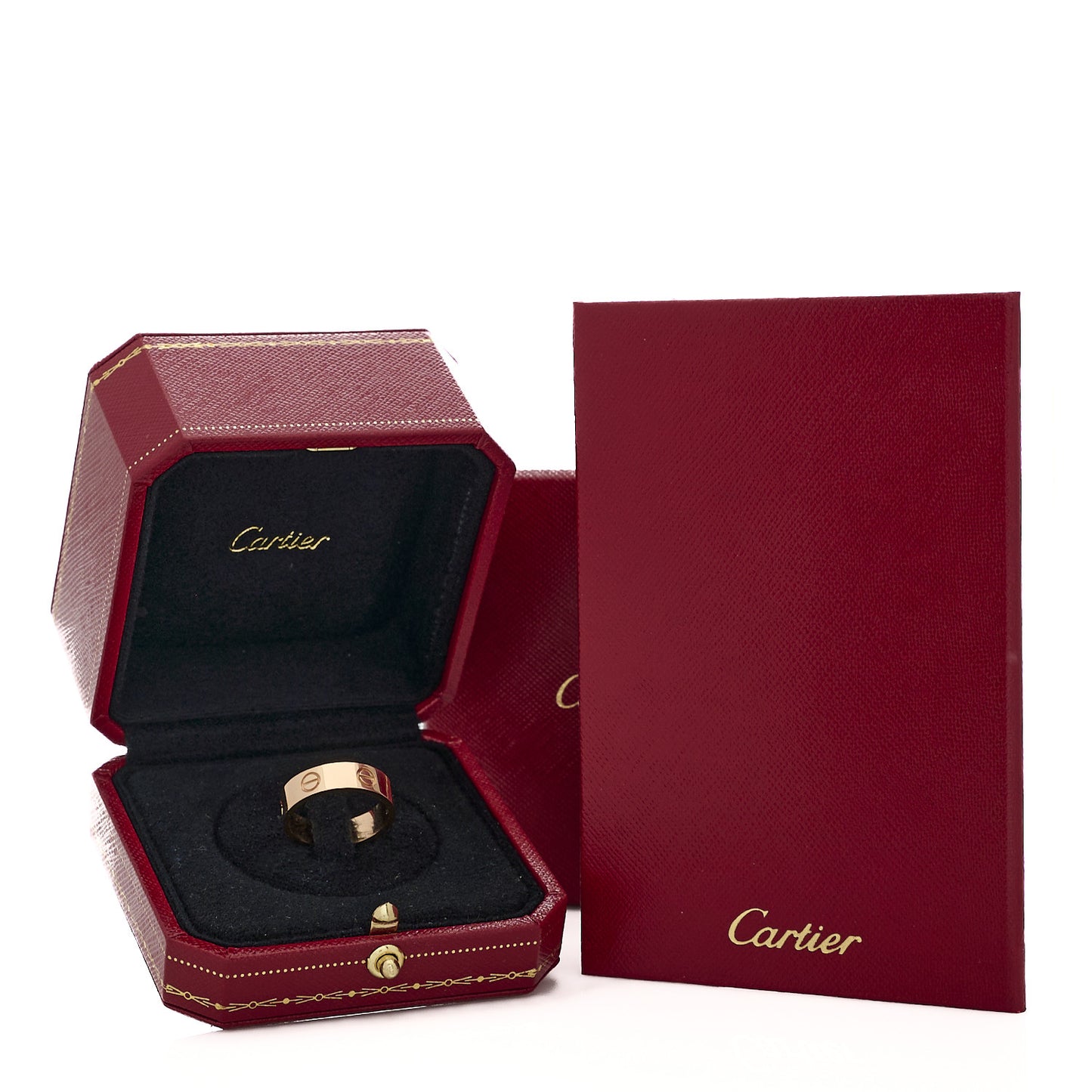 18K Pink Gold 5.5mm LOVE Ring 56 7.5