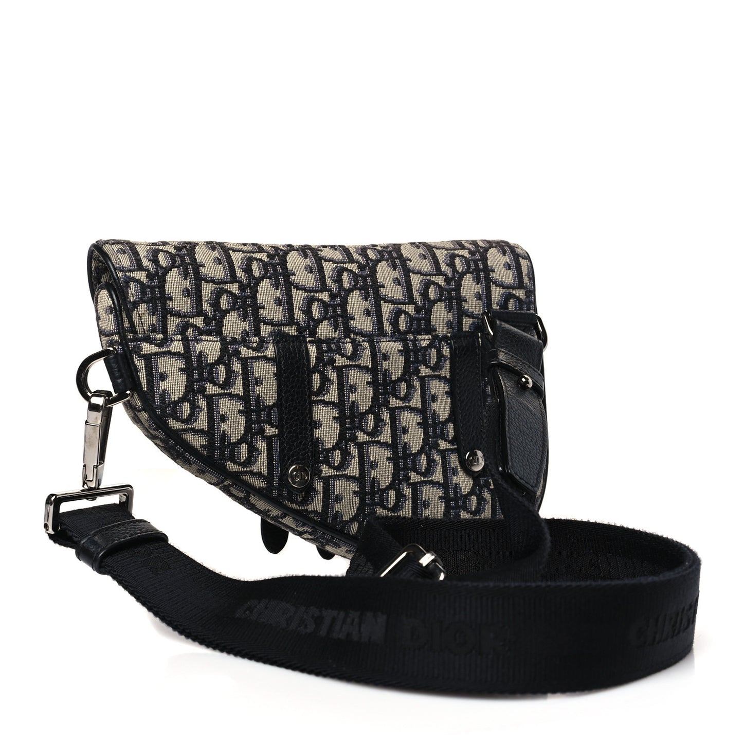 Oblique Mens Mini Saddle Bag Blue