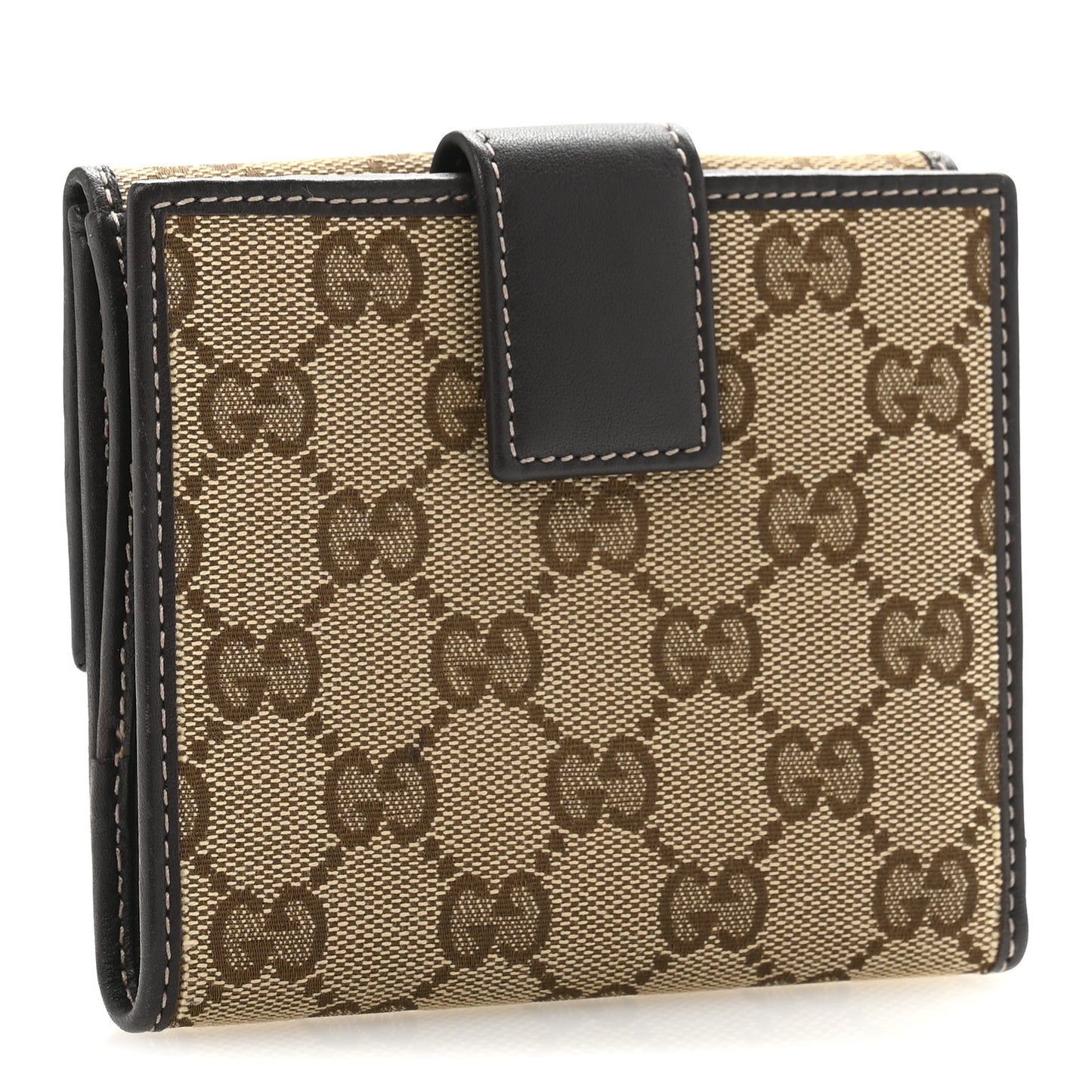 Monogram Princy Compact French Flap Wallet Brown