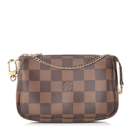 Louis Vuitton Damier Ebene Mini Pochette Accessories 1 of 8