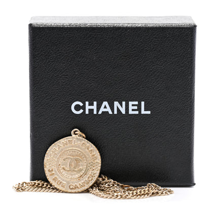 Chanel Medallion Chain Necklace Gold 7 of 7