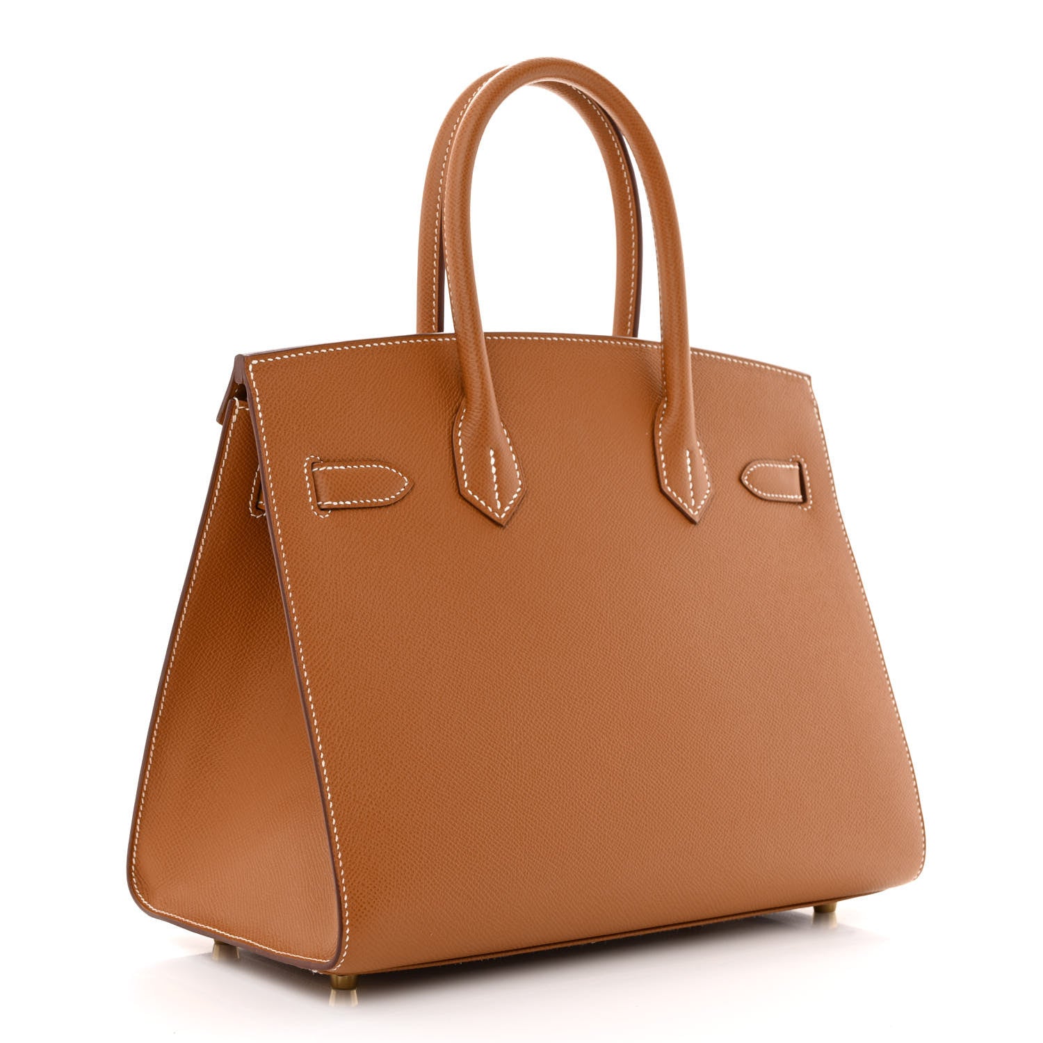 Hermes Madame Calfskin Birkin Sellier 30 Gold 3 of 11