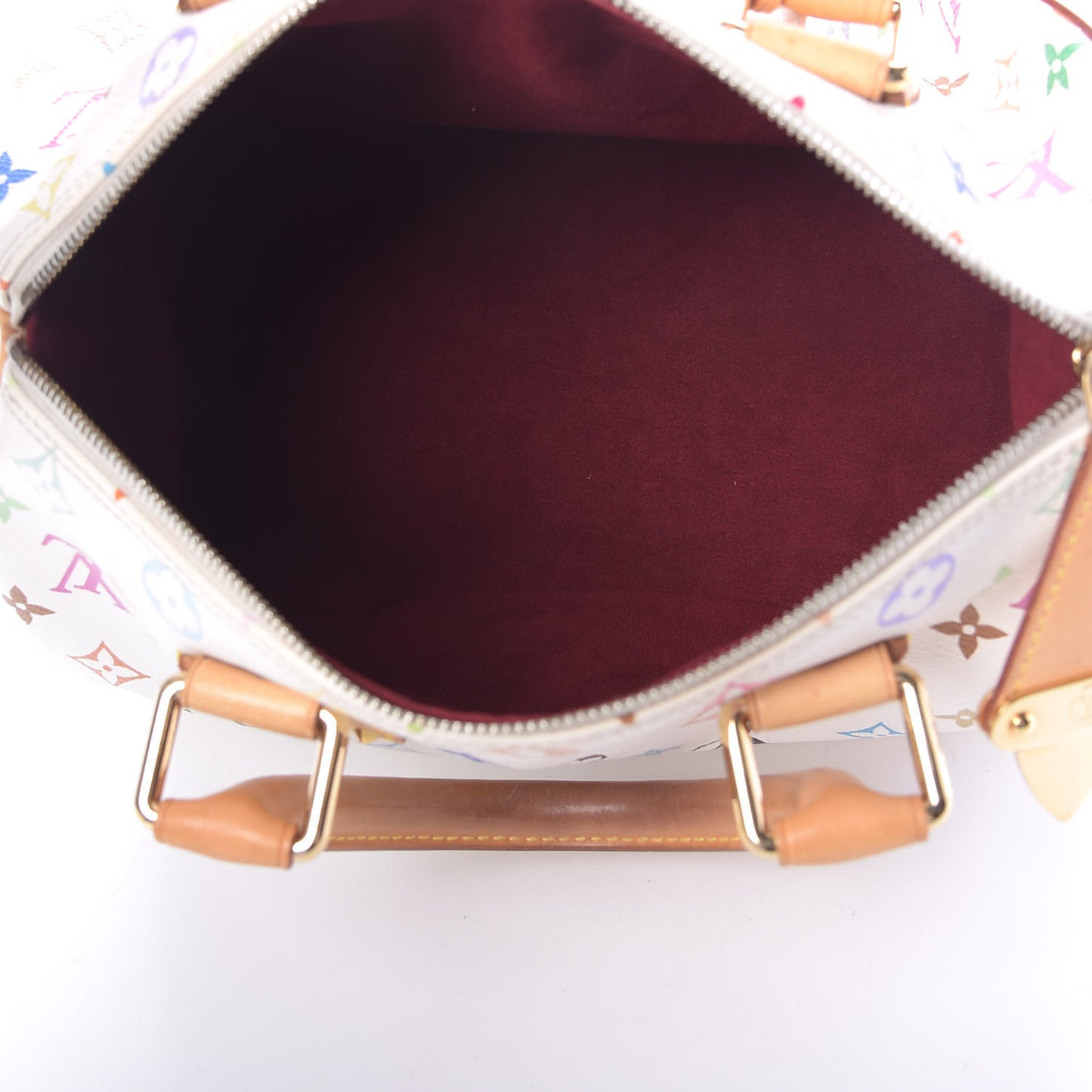 Monogram Multicolor Speedy 30 White
