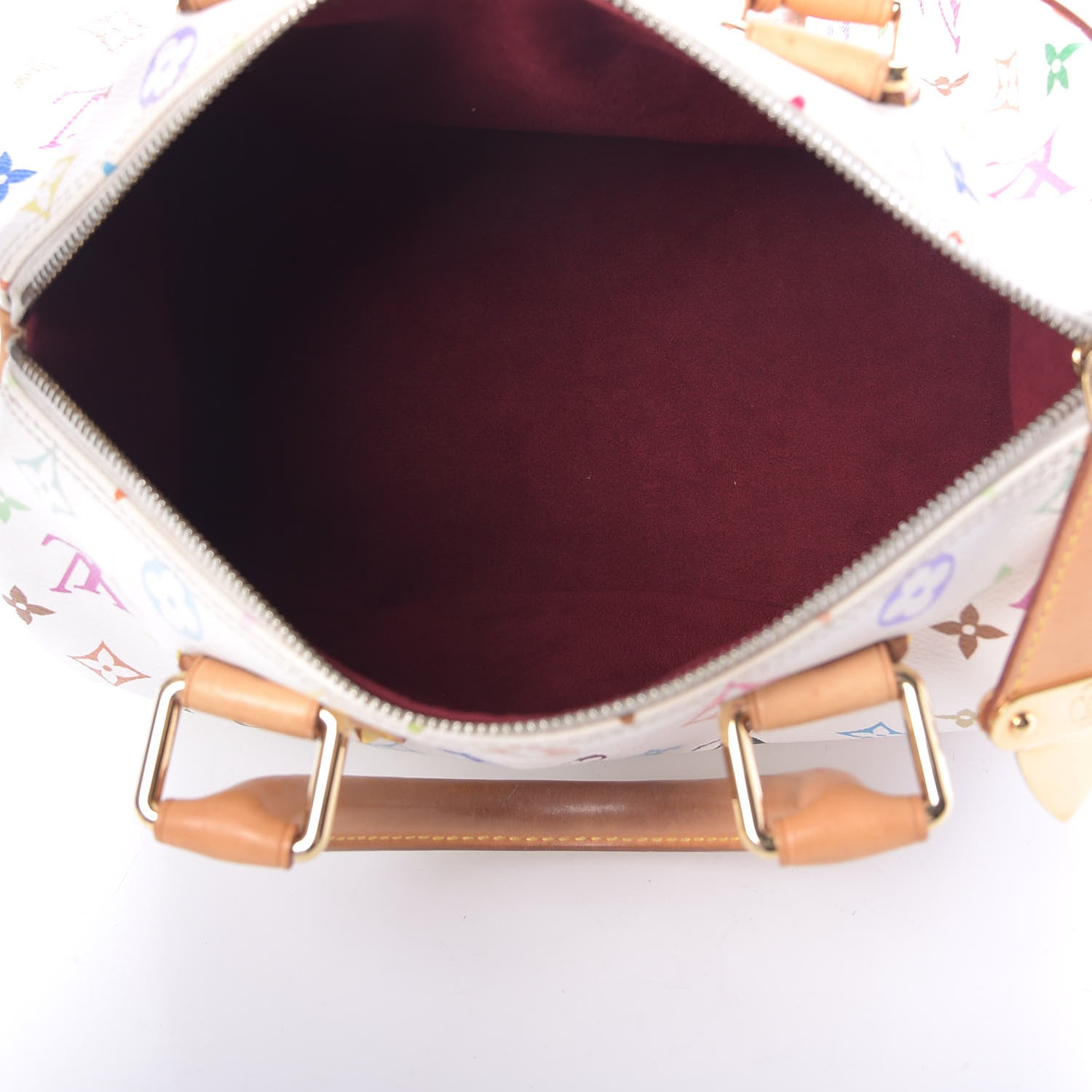 Louis Vuitton Monogram Multicolor Speedy 30 White 5 of 14