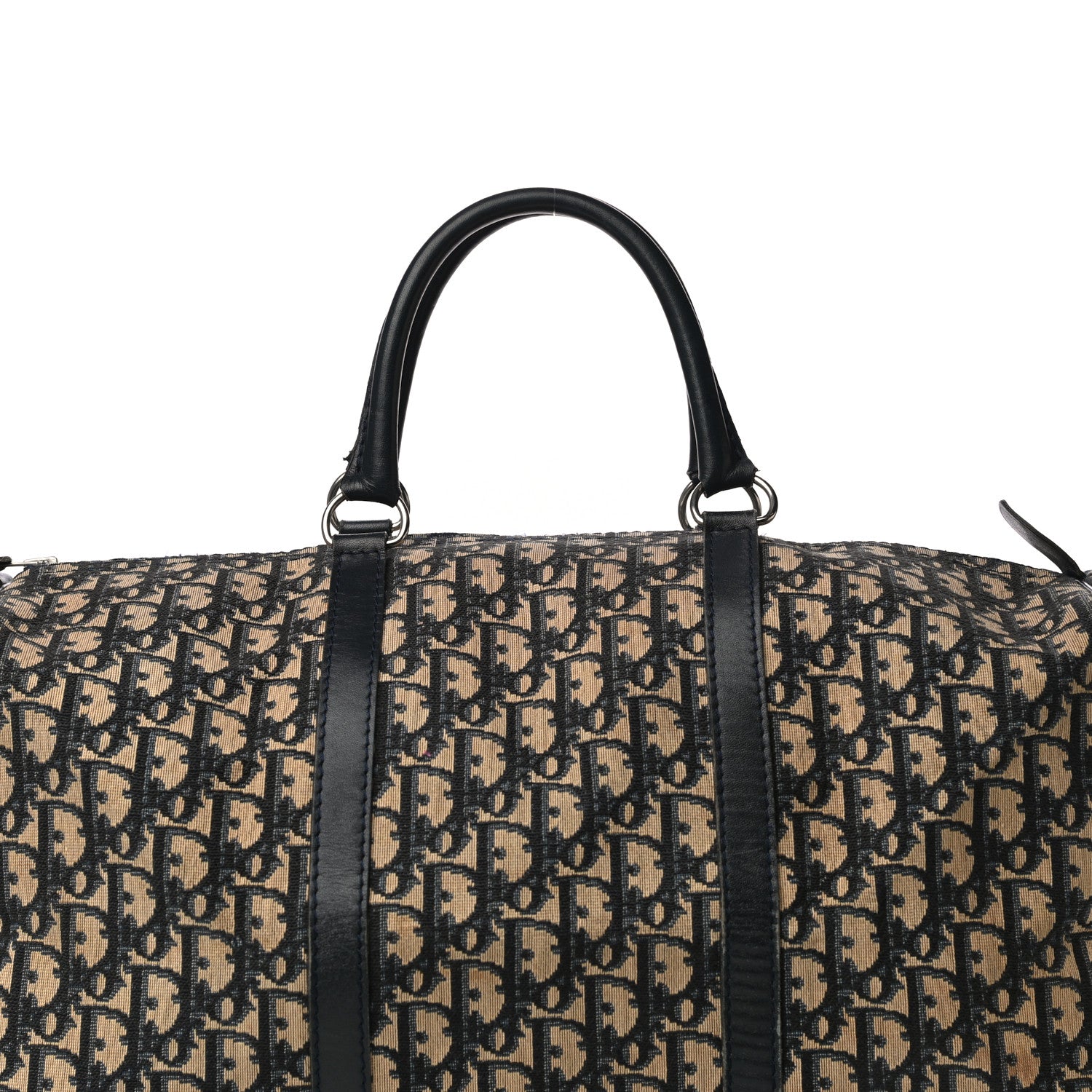 Christian Dior Monogram Duffle Black 7 of 33