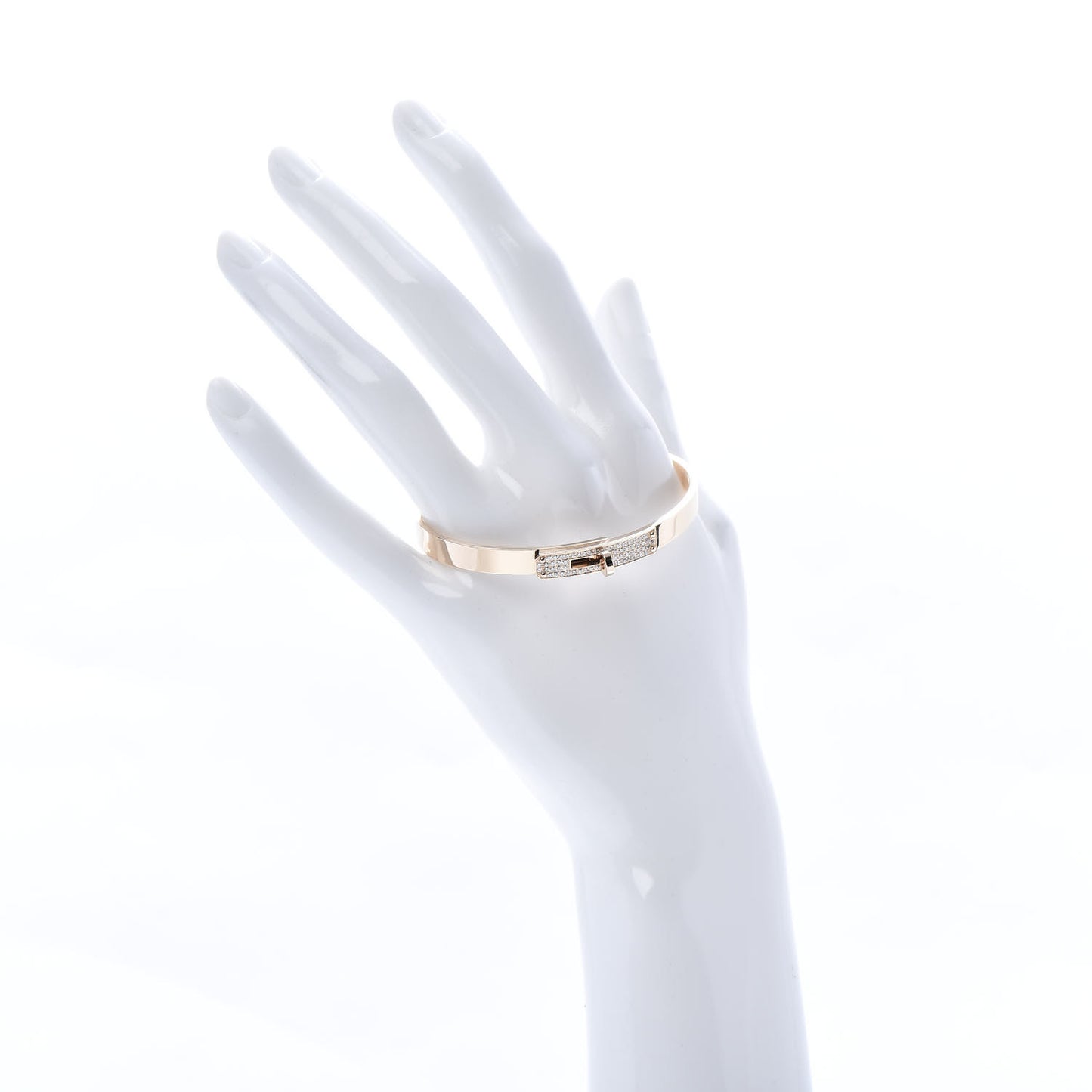18K Rose Gold Diamond PM Kelly Pave Bracelet SH