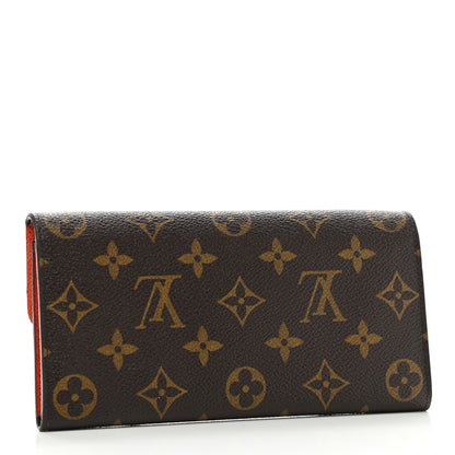 Louis Vuitton Monogram Emilie Wallet Piment 3 of 7