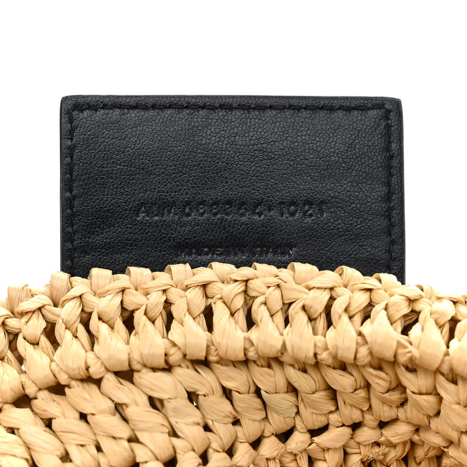 Saint Laurent Raffia Rive Gauche Tote Natural 7 of 10