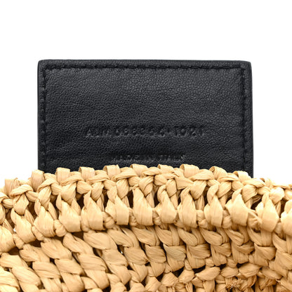 Saint Laurent Raffia Rive Gauche Tote Natural 7 of 10