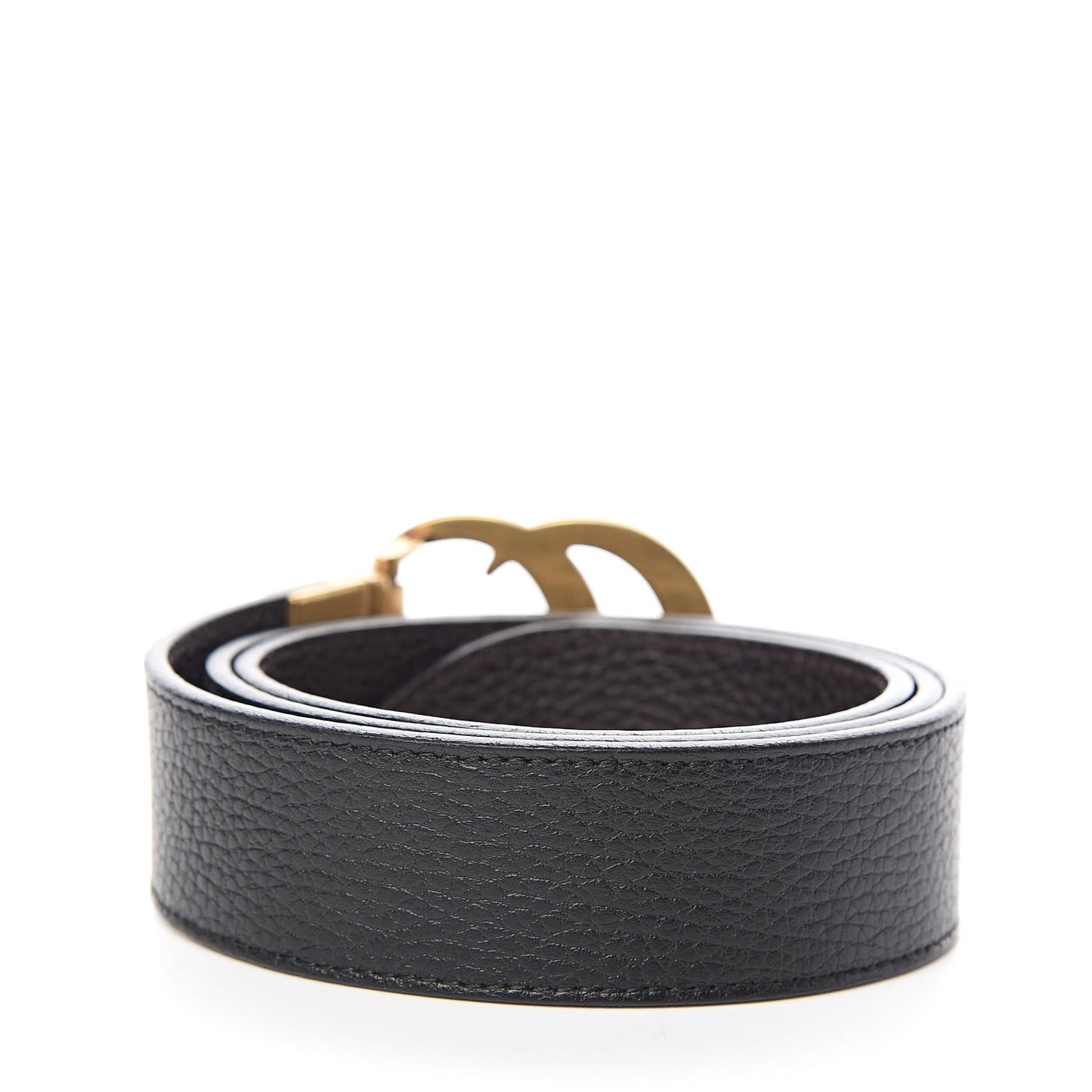 Calfskin Double G Reversible 37mm Belt 90 36 Black Cocoa
