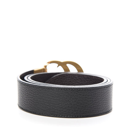 Gucci Calfskin Double G Reversible 37mm Belt 90 36 Black Cocoa 3 of 6