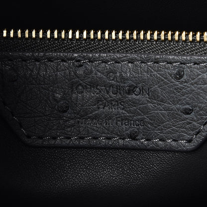 Louis Vuitton Ostrich Alma MM Gris 6 of 6