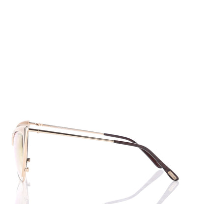 Tom Ford Nastasya Cat Eye Sunglasses TF304 Rose Gold 3 of 8