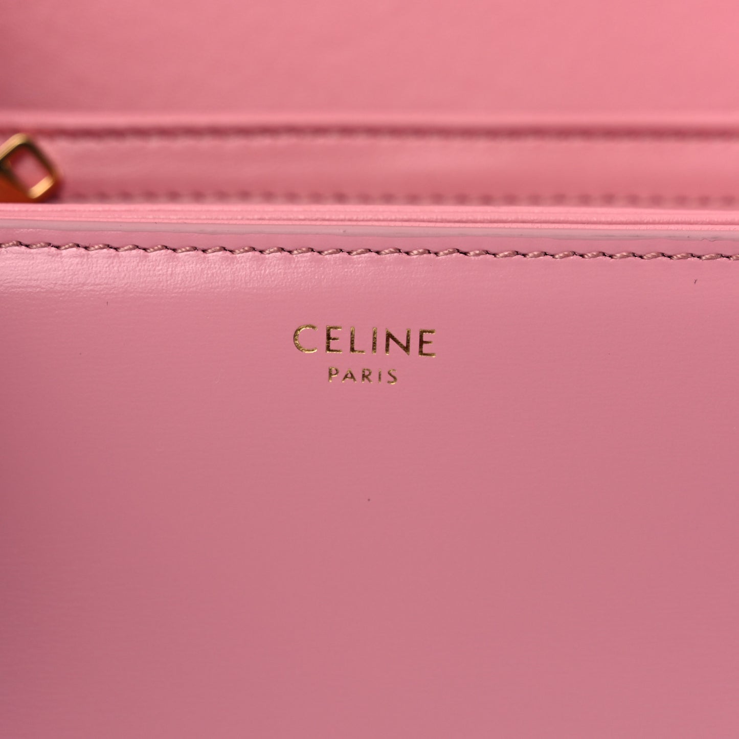 Shiny Calfskin Teen Triomphe Rose