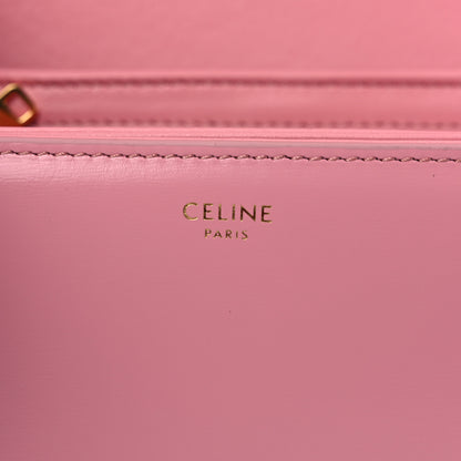 Celine Shiny Calfskin Teen Triomphe Rose 6 of 13