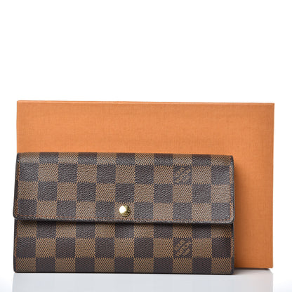 Louis Vuitton Damier Ebene Sarah Wallet 11 of 11