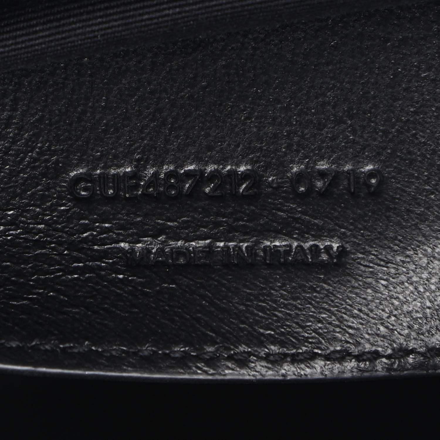 Saint Laurent Sheepskin Matelasse Chevron Monogram Monochrome Large College Satchel Black 7 of 9