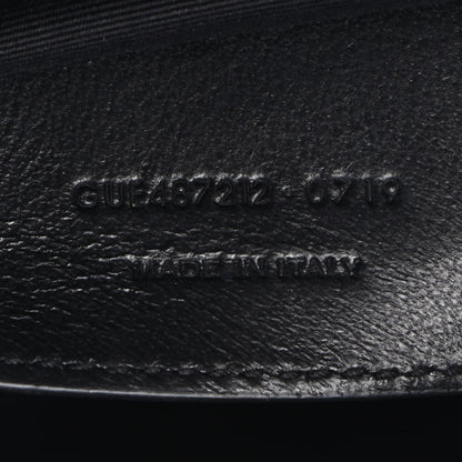 Saint Laurent Sheepskin Matelasse Chevron Monogram Monochrome Large College Satchel Black 7 of 9
