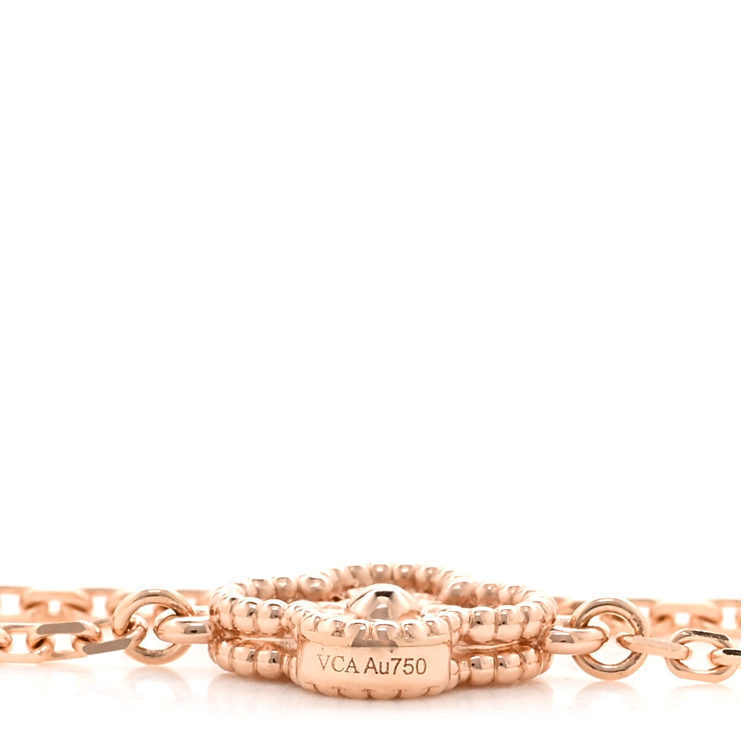 18K Rose Gold 16 Motifs Sweet Alhambra Necklace