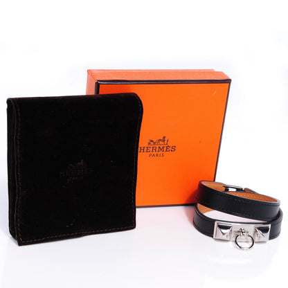 Hermes Chamonix Rivale Double Tour Bracelet Small Black 6 of 6