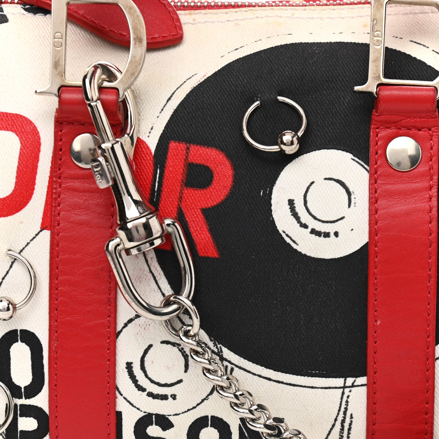 Canvas Hardcore Pierced Boston Black Red White