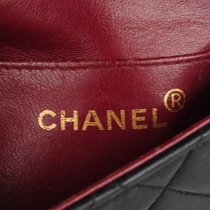 Chanel Lambskin Quilted Mini Square Flap Black 9 of 11